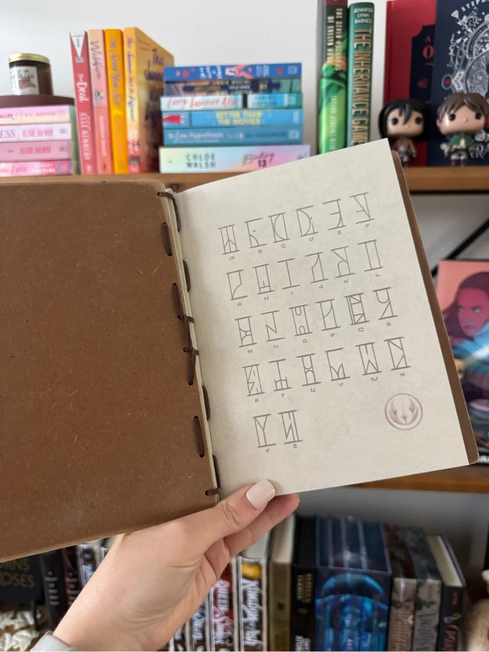 Star Wars Galaxy's Edge Jedi Journal Notebook with Aurebesh Decoder
